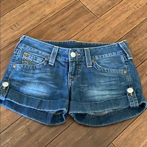Jean shorts true religion